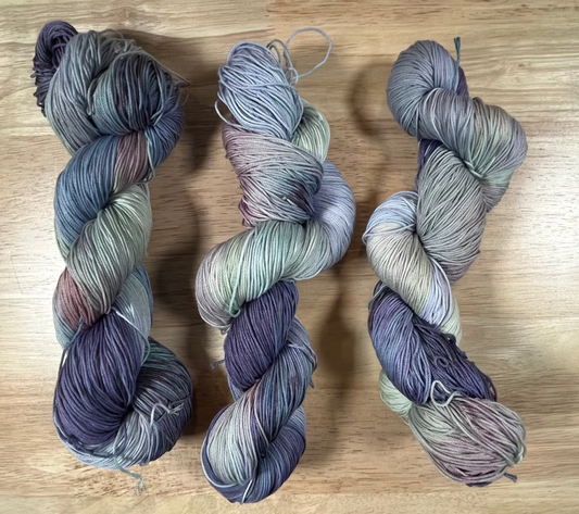 Midnight Tide Yarn - Seaweed Greens & Inky Blues