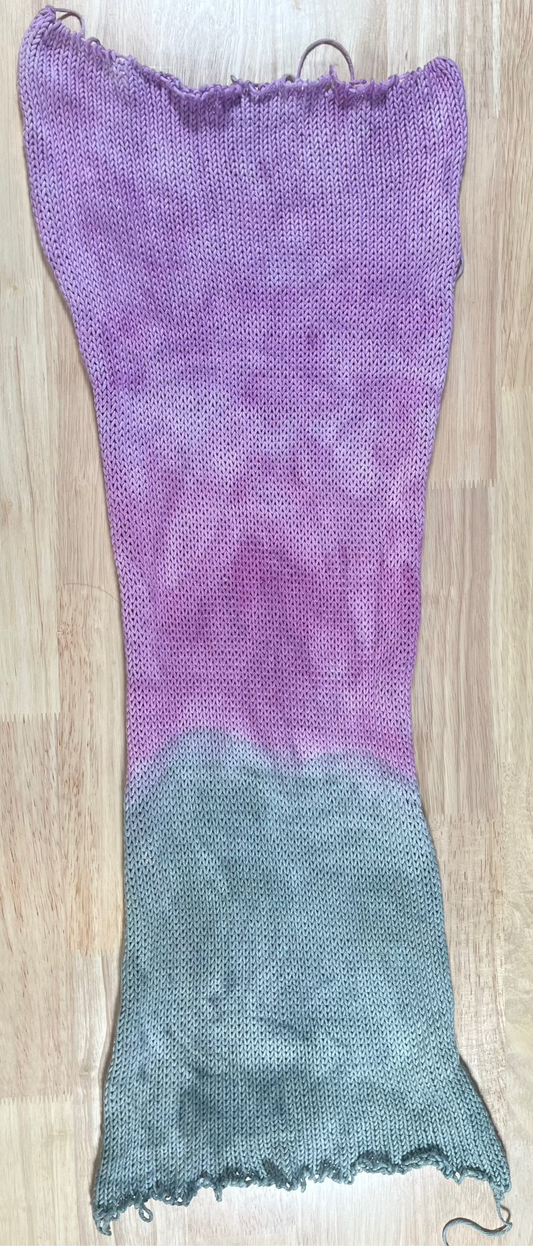 Plum Petal Pop Gradient Yarn Blank - 50% Cotton, 50% Viscose